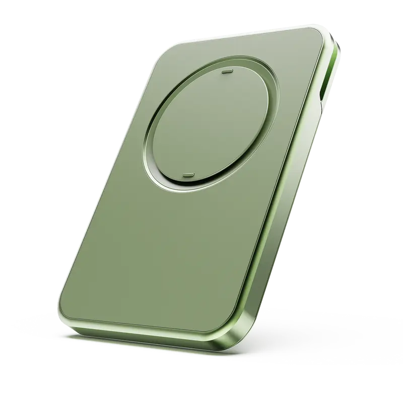 Snap Grip - phone grip & Wallet - Magnetic Phone Grip + Aluminum RFID Blocking MagSafe Wallet with Magnetic Closure Holds 1-8 Cards Plain Design