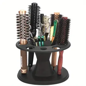 Round Comb Storage Rack, 1 Count Durable Hair Tool Holder, Hair Styling Tool Organizer, Professional Salon Quality Storage Rack for Home & Salon Use