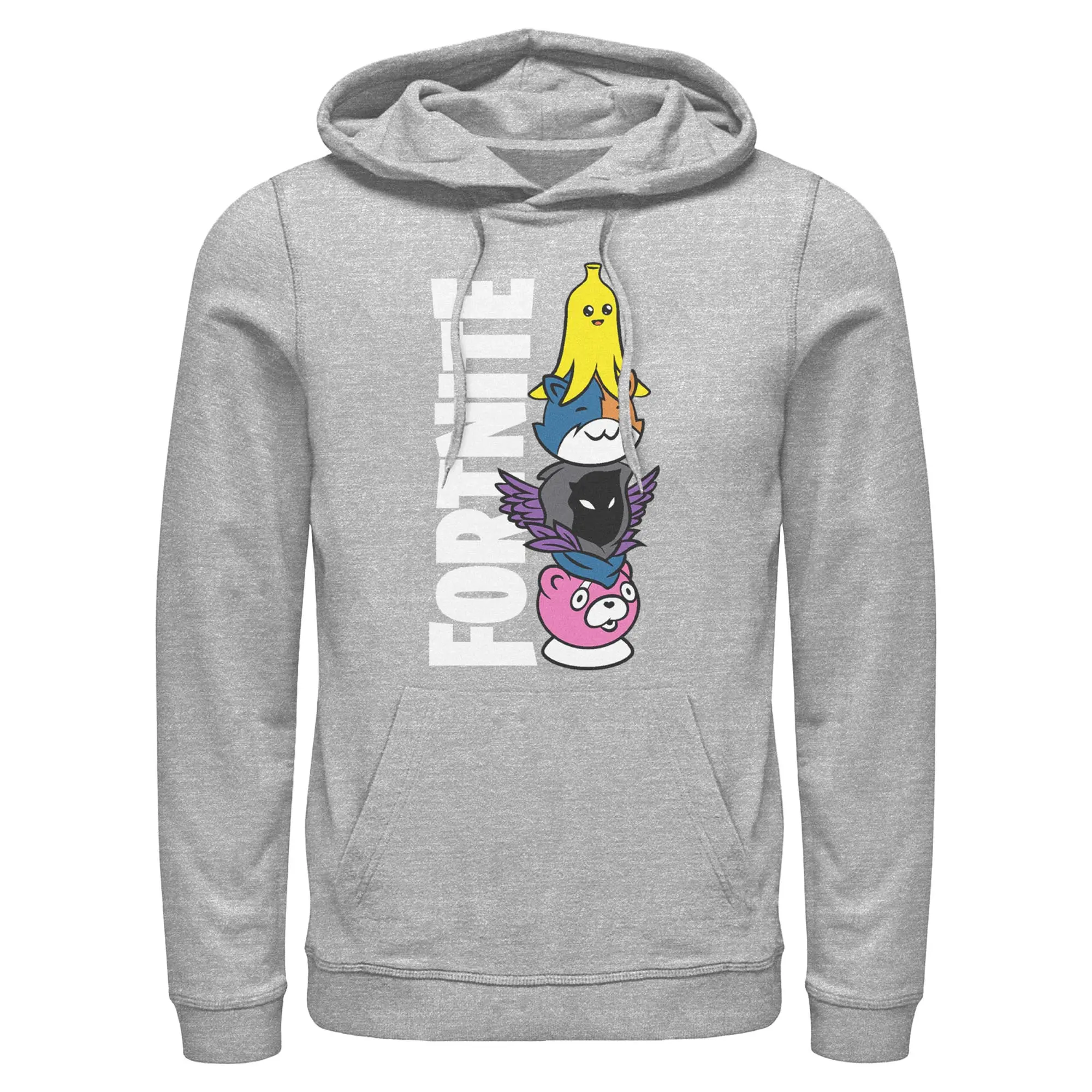 Mens Fortnite Cute Characters Logo Lightweight Hoodie