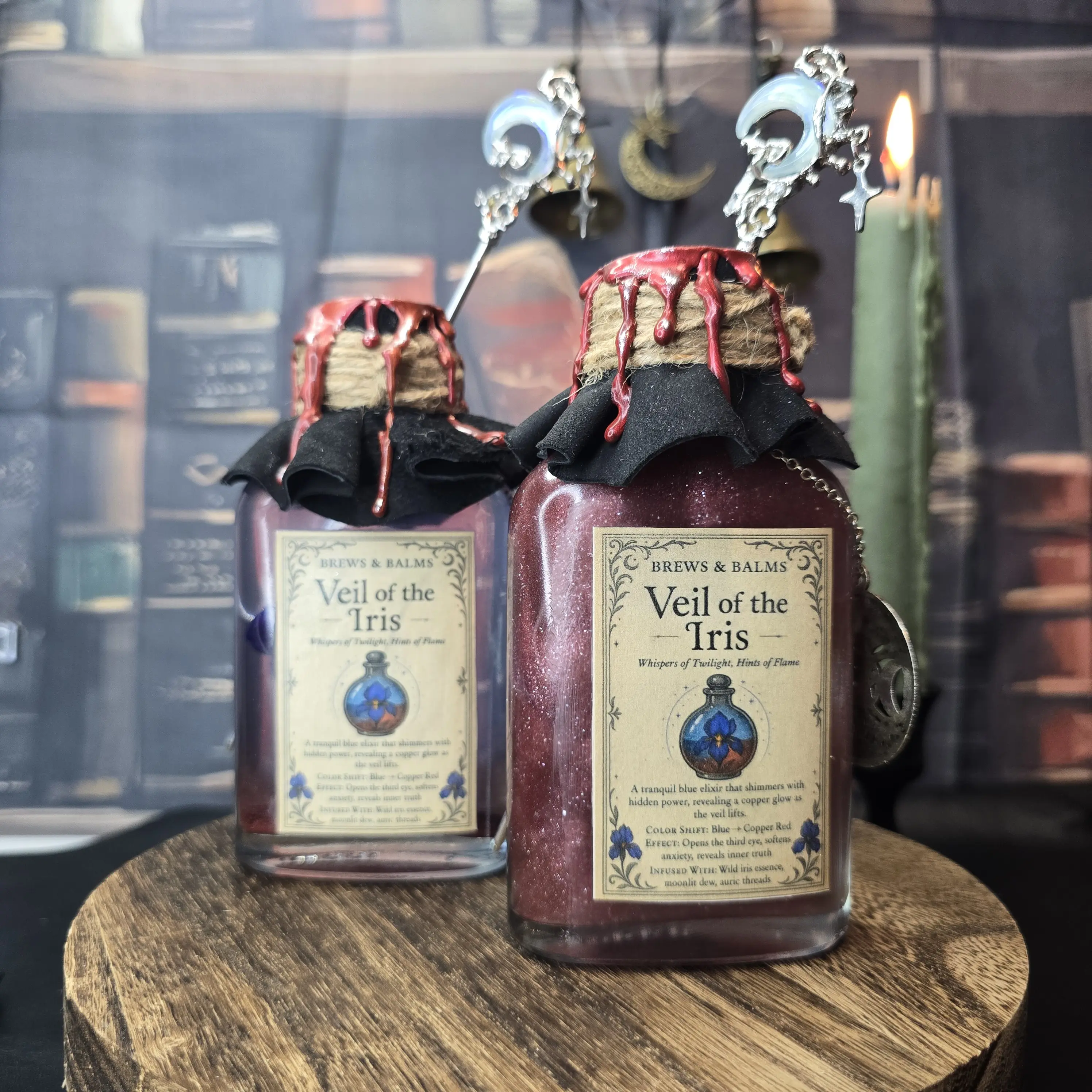 Veil of the Iris Color Changing Decorative Potion Bottle Prop