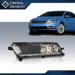 CROSSDESIGN Front Fog Light Driving Lamp Fit For 2013-2017 VW Volkswagen CC Left Driver Side