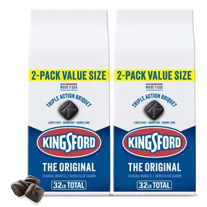 16 lbs. Original BBQ Smoker Charcoal Grilling Briquettes (2-Pack)