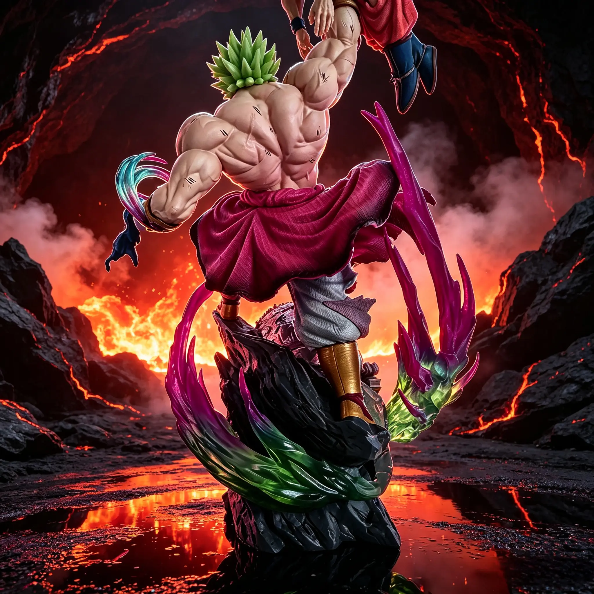Premium DBZ Anime Character Figure, Detailed Craft Collectible Statue, Multipurpose Holiday Ornament & Unique Birthday Gift for Boyfriend, High Quality Desk Decor Figurine