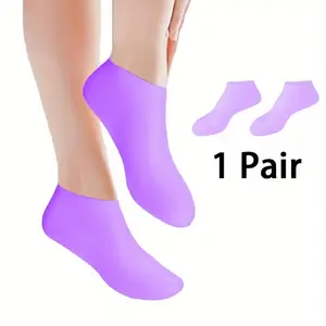 Women's Moisturizing Silicone Foot Socks, Anti-Friction Heel Protectors, Perfect Gift for Mothers & Other Women, Dry Cracked Feet Relief