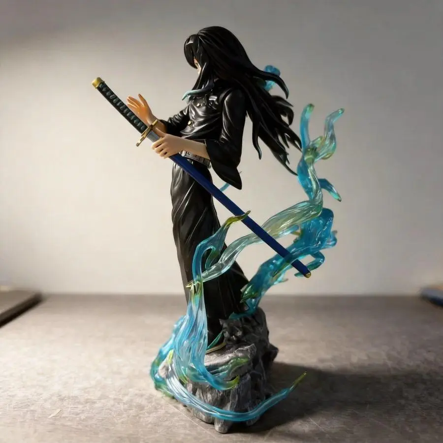 Muichiro Tokito Demon Slayer Simple Carve GK Mist Hashira Anime Figure Model Decor Ornament