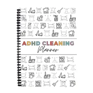 ADHD Cleaning Planner for Adults – Home Cleaning Schedule Book with Daily/Weekly/Monthly Checklists, Chore & Task Routine Tracker, Declutter & Home Organization Notebook