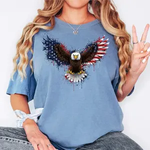 American Eagle Shirt, Patriotic Eagle Shirt, USA Flag Shirt, 4th Of July Shirt, Freedom Eagle Shirt