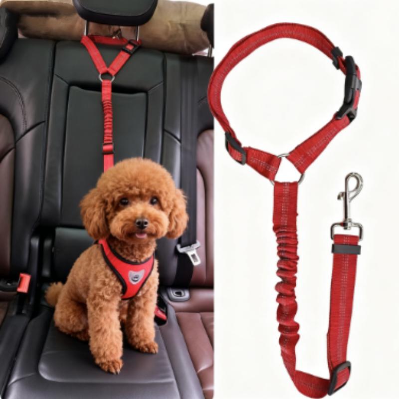 Reflective Pet Dog Car Seat Belt Puppy Collar Walking Travel Car Accessories Cat Leash Harness for Small Dogs Pet Car Supplies