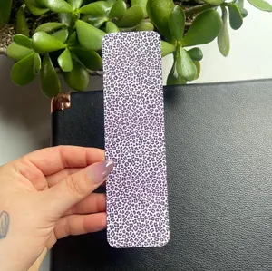 Purple Leopard Print Bookmark