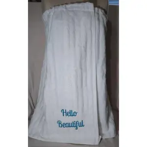 Embroidered Towel Wraps