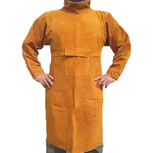 Apron with Sleeve,Jacket,Heat Resistant Weld Coat for Men