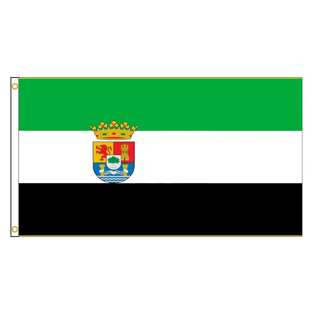3X5Fts  90X150cm Spain Spanish Flag of Extremadura