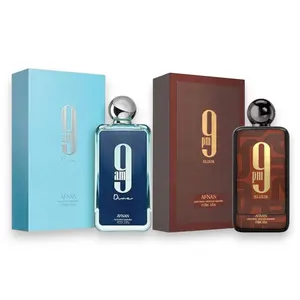 Afnan Perfumes | 9AM Dive + 9PM Elixir | Eau De Parfum | Unisex Fragrance | 100 ML - 3.4oz | Aromatic - Fruity & Vanilla Notes