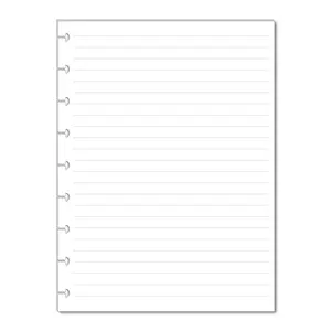 Notes Refill Pages For 9-Disc Planners, Notes Refills, Pre-punched Planner Inserts