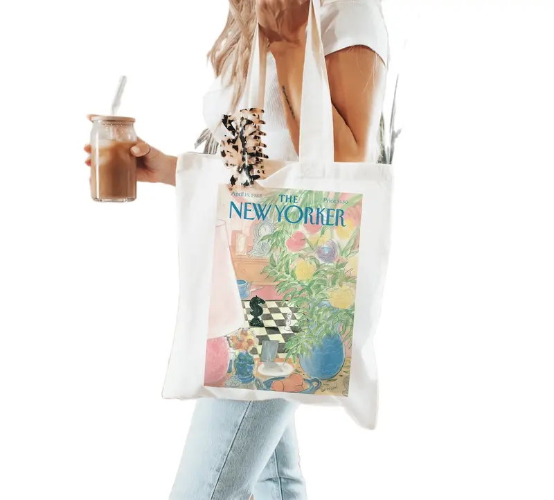 Aesthetic Tote The New Yorker Canvas Tote Bag The New Yorker