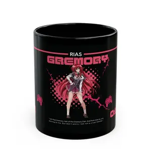 Rias Gremory Anime Mug, High School DxD Cup, Girl Anime Coffee Cup, Otaku Mug, Anime Lover Gift