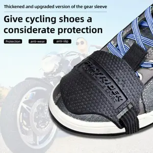 Thickened Upgrade Motorcycle Gear Shift Shoe Cover, Anti-Slip Protection for Riding, Essential Bike Accessory for Smooth Shifting