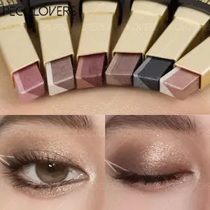6pcs/set Pearlescent Eyeshadow Stick Dual-Tone Waterproof Lasting Gradient Glitter Shimmer Eyeshadow Eye Makeup Perfect Valentine's Day Mother's Day Gift for Women
