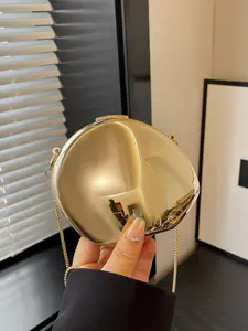 Fashionable Mini Bag, Simple and Versatile, Shiny Party Bag, Single Shoulder Crossbody Bag, Solid Color, Perfect for Gatherings