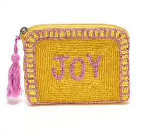 America & Beyond Embellished Phrase Coin Pouch