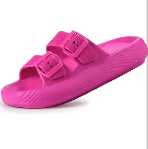 Pillow Slippers EVA Slide Ons Adjustable Straps Sandals for Daily Wear - Custom Fit