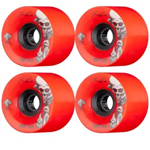 Powell Peralta Longboard Wheels Kevin Reimer 72mm 80A Race Red