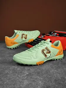 Breathable Men's Soccer Shoes, TF Studs, Outdoor Sports, Durable Rubber Sole, All-Season, Ankle Protection, Multiple Colors Available