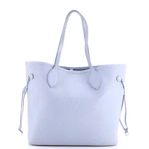 Pre-owned Louis Vuitton Leather Tote Bags REBAG Neverfull NM Tote Monogram Empreinte Giant MM by Rebag