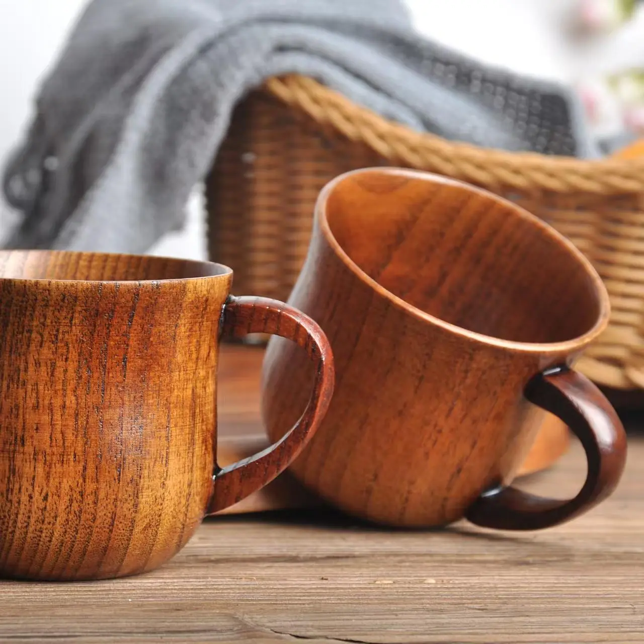 1pc Wood Small Coffee Cup, Espresso Cup, Tea Hourglass, Tea Filters, Tea Mugs, Wooden Drinking Cup For Tea, Water, Juice, Milk, Individual Cups, Drinkware