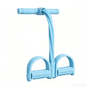 Multi-functional Pedal Resistance Band Trainer – Portable Foot Pedal Fitness Equipment Home Gym Full Body Workout Machine, Exercise Sit-ups, Yoga, Abdominal Training