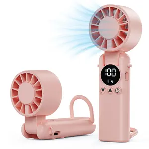 Zoegi Portable Handheld Turbo Fan, 199 Gear Wind, Battery Operated, Up to 20 Working Hours, 3 IN 1 Hand Fans with Air Turbo Tech Cooling Fan for Outdoor Activities, Travel,