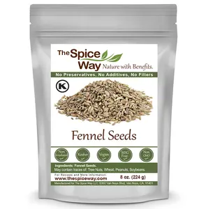 The Spice Way Fennel Seed - bulk whole seeds great for tea and cooking