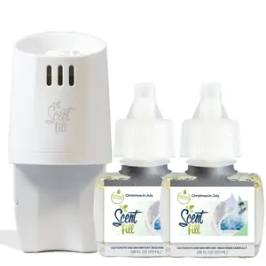 Christmas in July Plug in Refill Air Freshener Starter Kit Scent Woody
