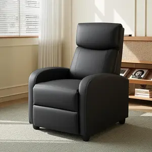 Massage Recliner Chair for Living Room, Massage Recliner Chair Theater Chairs Adjustable Modern Reclining Chair with Padded Seat Backrest