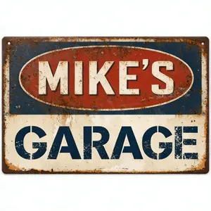 Retro Metal Sign with Classic 8x12 Inches Funny Wall Decor Vintage Style for Home Restaurant and Bar