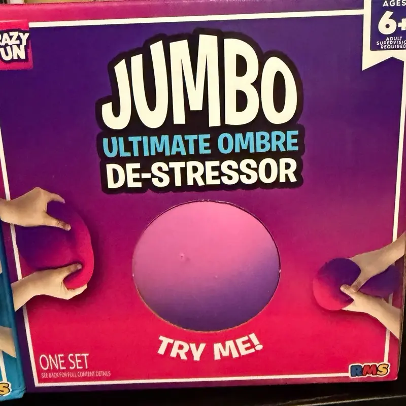RMS Crazy Fun Jumbo Ombré Destressor Squeeze Ball