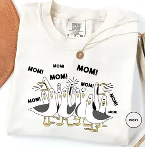 comfort color Seagulls Mom Shirt, Finding Nemo Seagulls, Mother's Day Gift, Mothers Day T Shirt