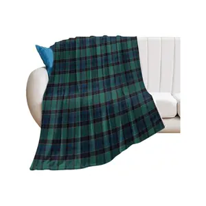 Tartan Throw Blanket - Soft Warm Cozy Bedspread Suitable Couch Sofa Bed - Lightweight Blanket With Tartan, - Bedspread, Contemporary Bed Cover 30x40, Birthday Mother's Day Size