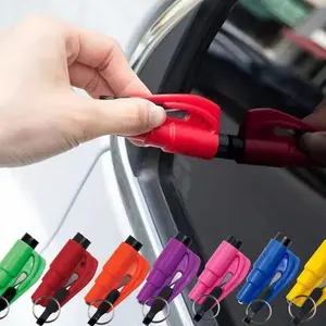 2-in-1 Car Emergency Escape Tool,Compact Portable Car Window Breakage Tool,Window Breaker,Multifunctional Seat Belt Cutter,Automotive,Vehicle,Car Accessory