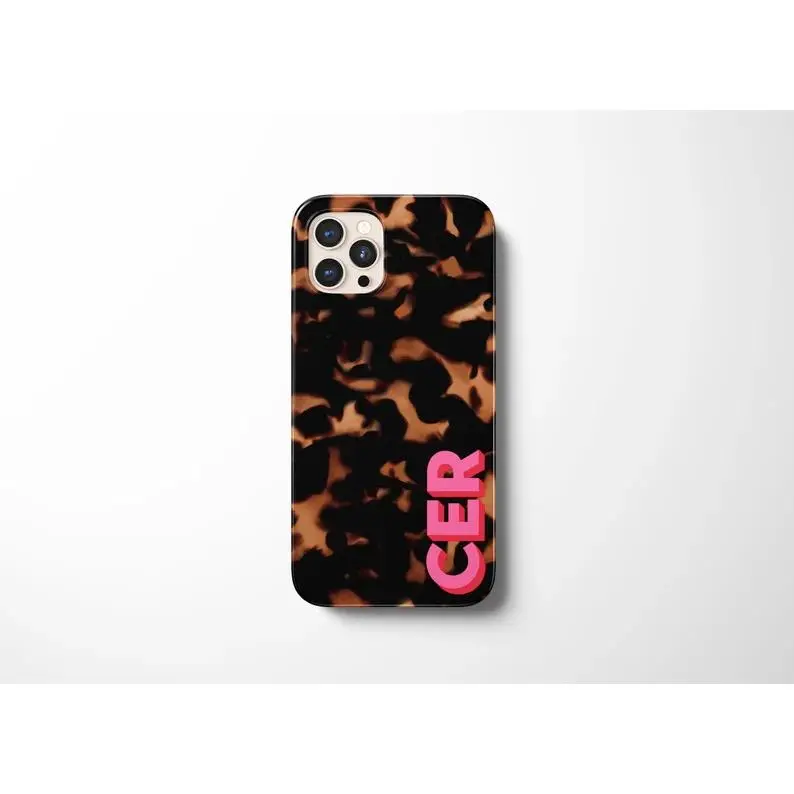 Personalized tortoiseshell phone case, elegant phone protection cover, phone accessory, fashionable design, suitable for iPhones 17, 17 Pro Max, 17 Pro, 17, 16, 15, 14, 13, 12, 11 versions of phones, Accessories, Smartphone