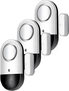 120 DB Loud Door and Window Open Alarm Sensor 1 Pack for Kids, Dementia Patients Safety, Wireless Security Alarm Keeps Your Home, Pool, Cabinet, Business Safe