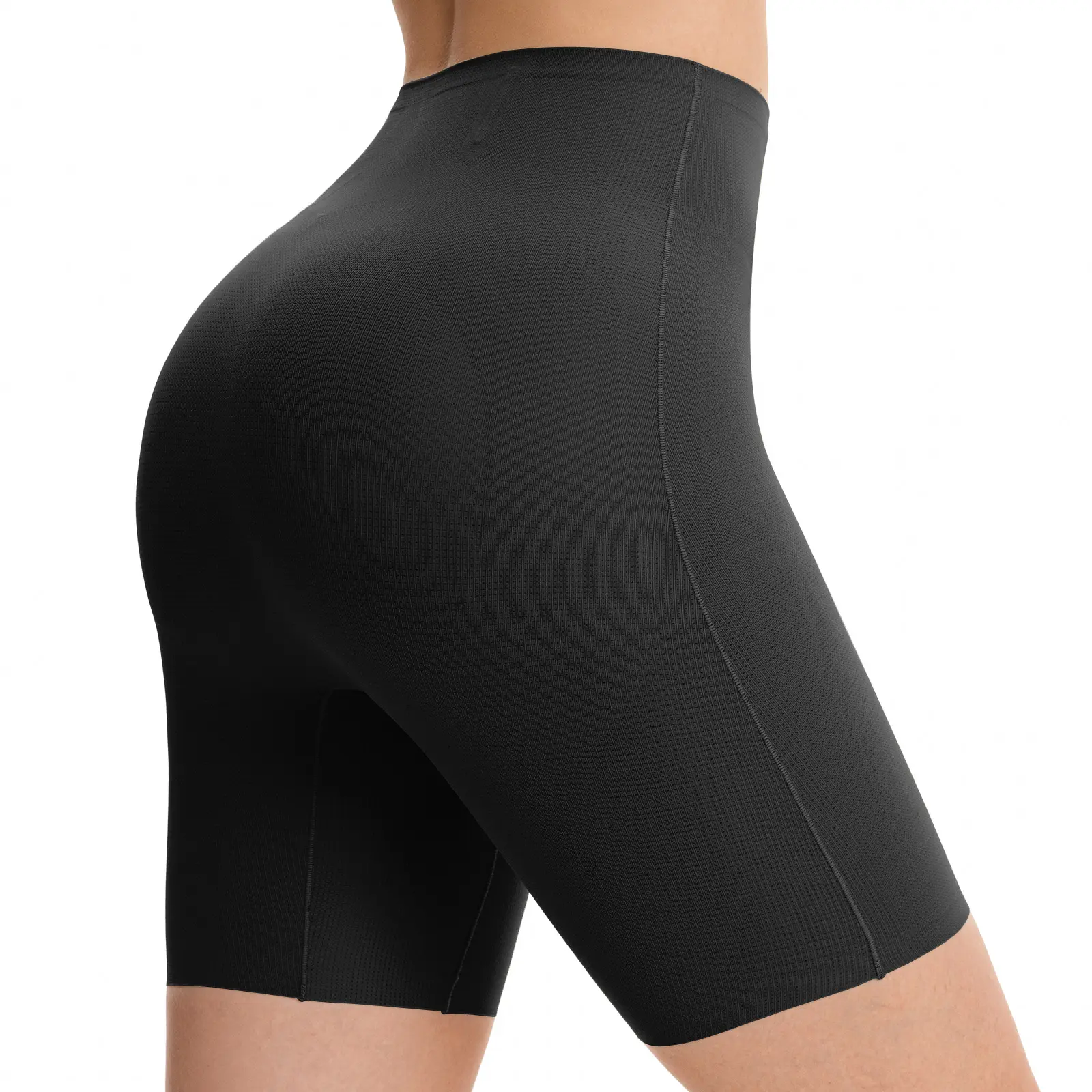 Women's High-Waisted Tummy Control Shapewear Shorts, Seamless Invisible Body Shaper Shorts, Soft Smoothing Underwear