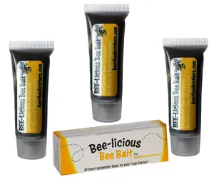 Best Bee Brothers Bee-Licious Bee Bait for Carpenter Bee Traps Mimics the scent of Carpenter Bees 3 pack