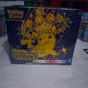 Pokémon Surging Sparks ETB Elite Trainer Box - Official Trading Card Game Starter Set for Kids Ages 6+