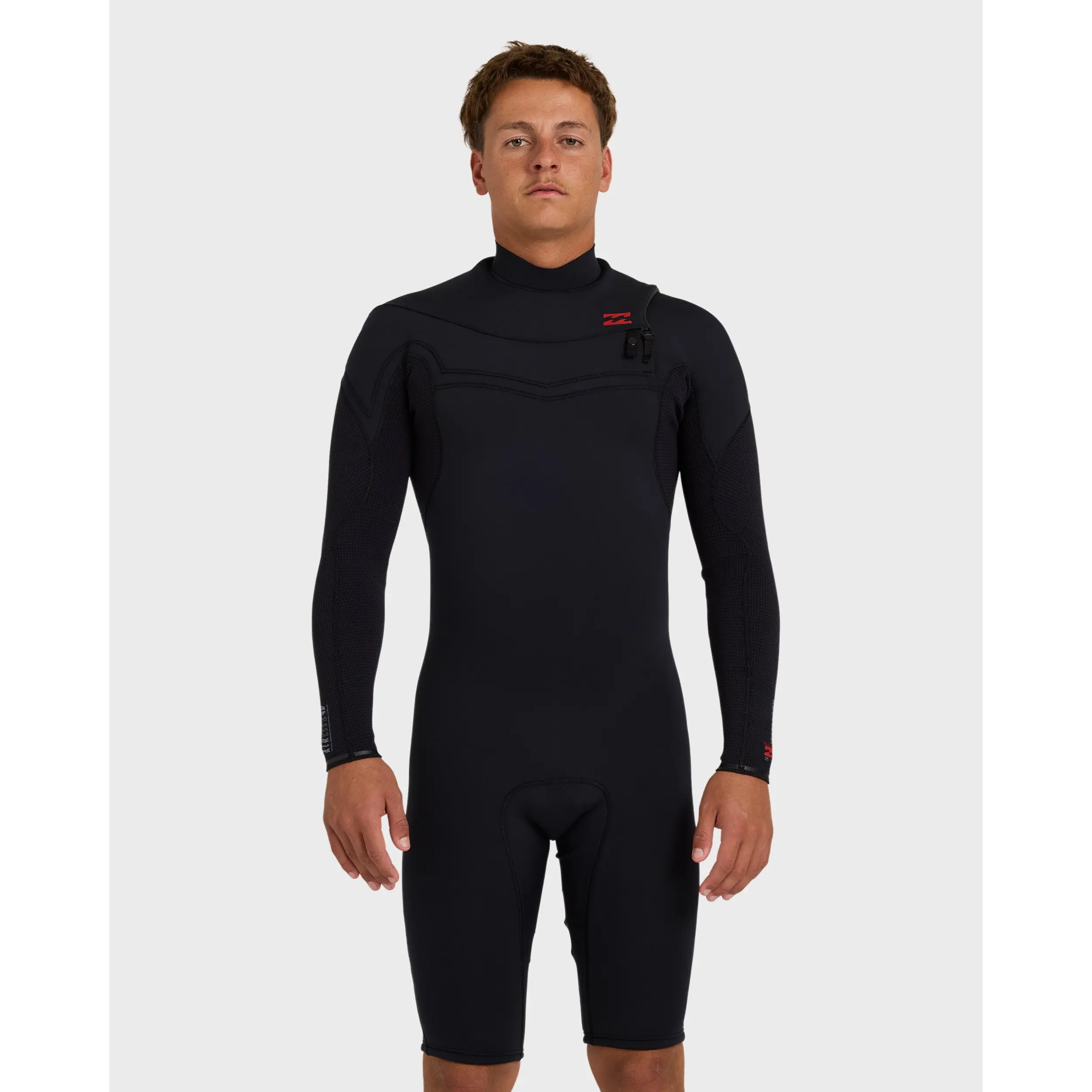 2/2mm Absolute Ultra Chest Zip Long Sleeve Springsuit - Black