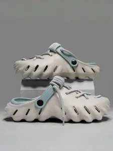 Unisex Anti-Slip Wear-Resistant Toe-Cap Clogs: Soft EVA Material, Beach/Commute Dual-Use Shoes