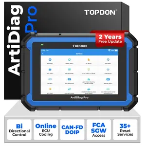 TOPDON AD Pro Car Diagnostic Tool, Bi-Directional Control, ECU/Online Coding & OE-Level Full Systems Diagnosis for 100+ Brands, 35+Maintenance Services OBD2 Scanner, 2-Year Free Update