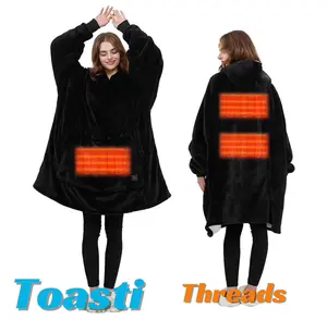 Toasti Thread Heated Hoodie Blanket