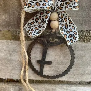 Wooden Car Charm Initial, Leopard Print Hanging Monogram, Trendy Vehicle Decoration, Personalized Gift for Her