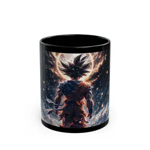 Anime Mug, Dragon Ball Z Coffee Cup, Cartoon Character Gift, Japanese Manga Tea Mug, Otaku Kitchen Decor